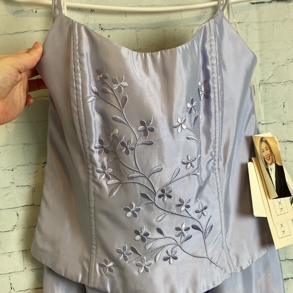 Jessica McClintock Dress Millennium 2000 NWT Deadstock 2-Piece Dress 10 Formal - Picture 3 of 14